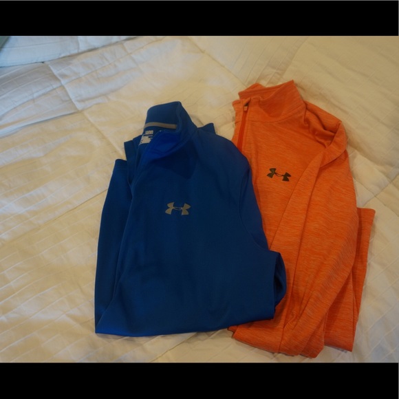 Lot of 2 under armor half zip shirts - Picture 2 of 2